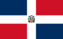 Flagga Dominikanska republiken