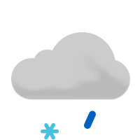 Lätt snöblandat regn